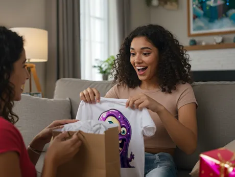 Fast gift with heart.