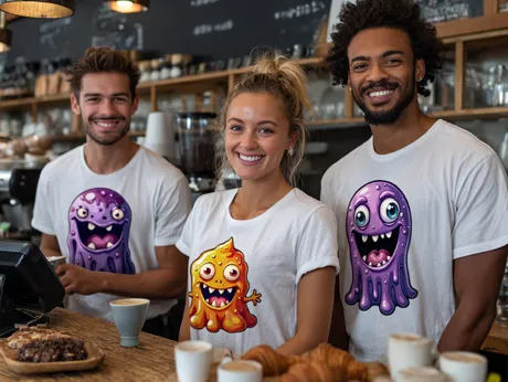 Retail and cafe staff