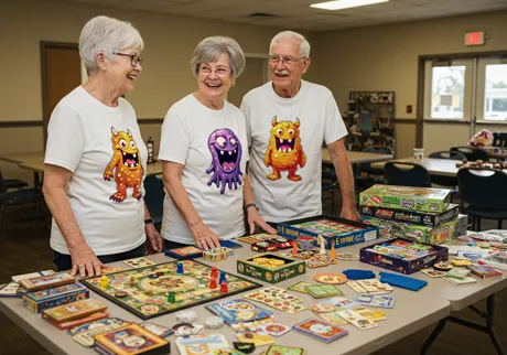 Retirement community activity teams