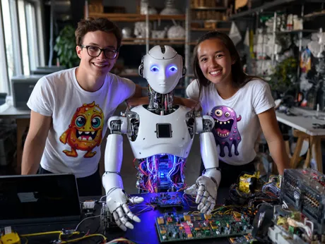 Robotics competition crews