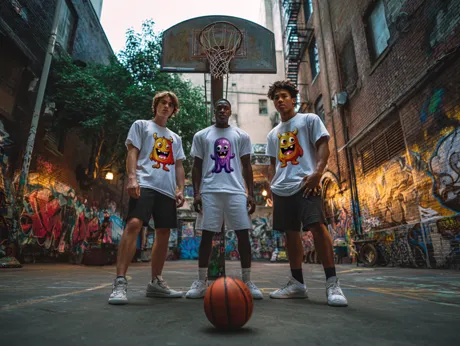 Street basketball crews